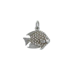 Estate Sterling Silver 925 Textured Fish Charm
